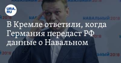 В Кремле ответили, когда Германия передаст РФ данные о Навальном