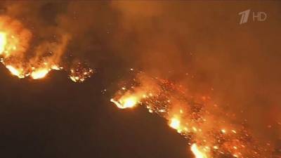 В Калифорнии за последние часы резко увеличилась площадь природных пожаров