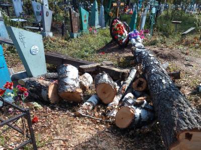 Соцсети: кресты и надгробья оказались разрушенными после благоустройства на кладбище в Лукояновском районе