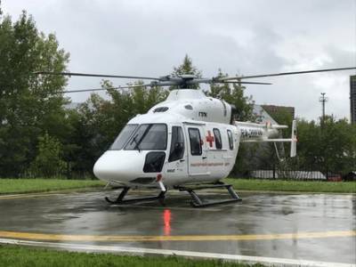 В Башкирии пациентку госпитализировали в больницу на вертолёте