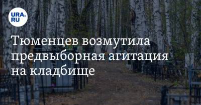 Тюменцев возмутила предвыборная агитация на кладбище. ФОТО