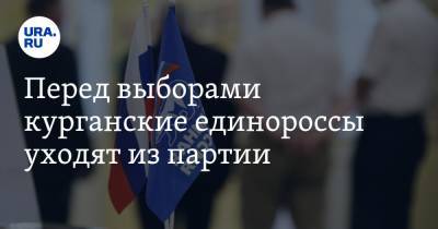 Перед выборами курганские единороссы уходят из партии