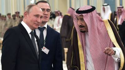 Путин переговорил с королем Саудовской Аравии