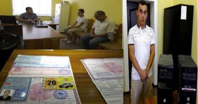 За подделку удостоверения техосмотра в Согде задержаны два молодых парня