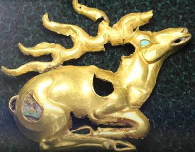 В Казахстане на плато Елеке Сазы ученые нашли золотые сокровища духов скифо-сакской эпохи