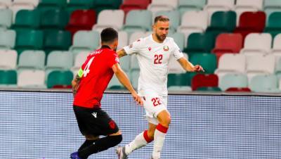 Сборная Белоруссии обыграла команду Казахстана в матче Лиги наций