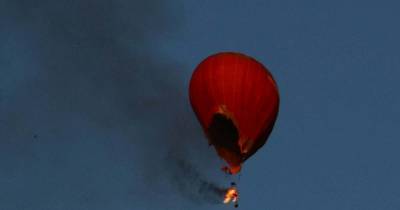 Мужчина сгорел заживо на воздушном шаре