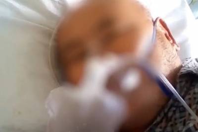 В реанимации инфекционной больницы в Улан-Удэ показали заболевшего ковидом