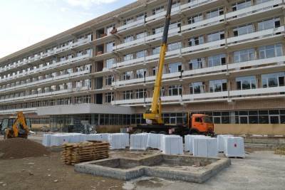 Емец рассказал о ходе ремонта санатория «Сосновый бор» в Солотче