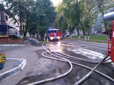 В одном из цехов Каменск-Уральского металлургического завода произошел пожар