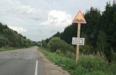 В Тверской области появились народные «дорожные знаки»