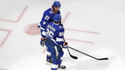 Кучеров и Пойнт установили рекорд «Тампы» по очкам в матче плей-офф НХЛ
