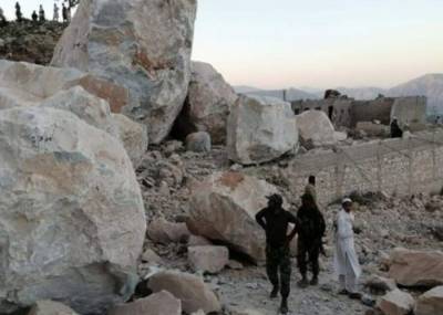 12 человек погибли при обрушении на мраморном руднике в Пакистане