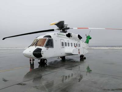 Вертолет президента Туркменистана вновь вылетел в Лондон