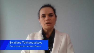 Тихановская просит в ПАСЕ персональных санкций против Лукашенко