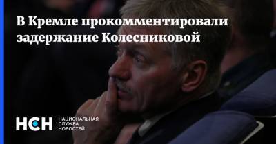 В Кремле прокомментировали задержание Колесниковой