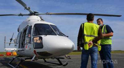 В Чувашию прибыл медицинский вертолет: 231 000 рублей за летный час
