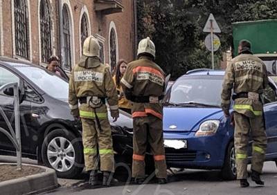 На Братиславской столкнулись две машины