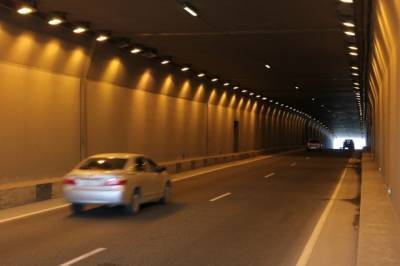 Более, чем в 20 тоннелях Москвы модифицирована дорожная разметка