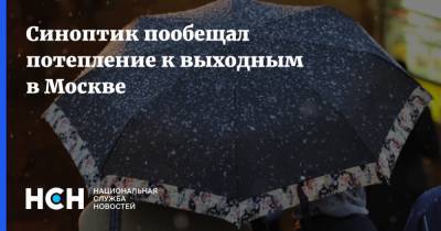 Синоптик пообещал потепление к выходным в Москве
