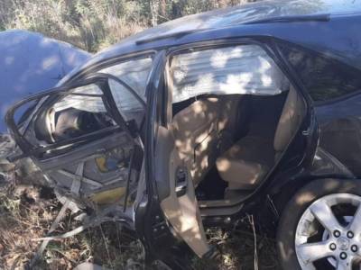 В Харьковской области Lexus влетел в Dаеwoо: пострадали подростки