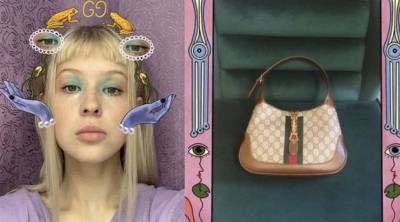 Художница Полина Осипова из Петербурга создала Instagram-маску для Gucci — и посвятила ее дачам Ленинградской области