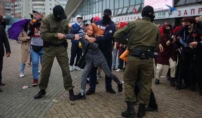 В Минске задержали участников очередного протестного марша