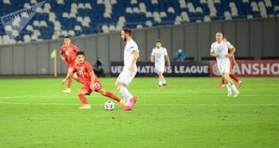 Сборная Грузии по футболу сыграла вничью с Северной Македонией в Лиге наций УЕФА