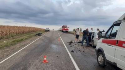 В ДТП на Кубани погиб мотоциклист
