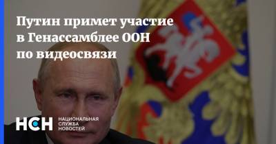 Путин примет участие в Генассамблее ООН по видеосвязи