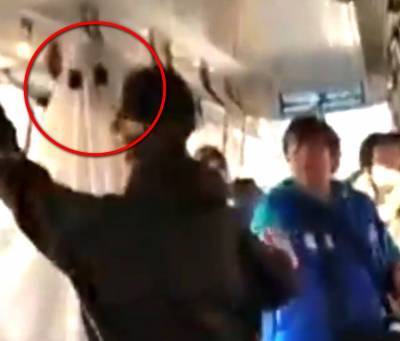 В улан-удэнском трамвае проехалось «привидение». Видео