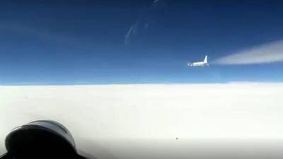 Минобороны РФ показало кадры перехвата самолетов-разведчиков над Балтикой