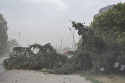 В рязанском поселке Сараи прошел ураган
