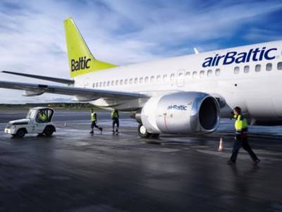 Авиакомпания airBaltic запускает рейс из Вильнюса в Киев