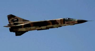 На востоке Сирии разбился истребитель МиГ-23