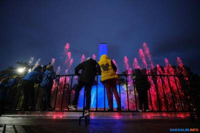 Новую программу музыкального фонтана в Южно-Сахалинске запустят на День города