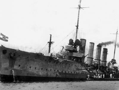 Торпедированный немецкий крейсер «Карлсруэ» обнаружили у берегов Норвегии