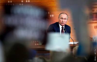 Путин планирует в декабре большую пресс-конференцию в очном формате