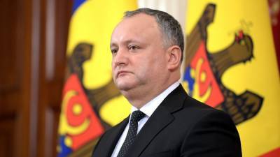 Додон решил участвовать в выборах президента Молдовы