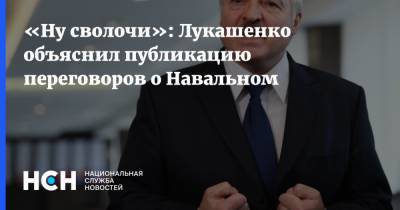 «Ну сволочи»: Лукашенко объяснил публикацию переговоров о Навальном