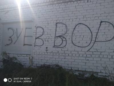 В Троицке кандидат в депутаты пожаловался в полицию на оскорбительное граффити о себе