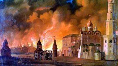 Реальное кино: в сгоревшем павильоне «Главкино» снимали пожар в Москве XVI века