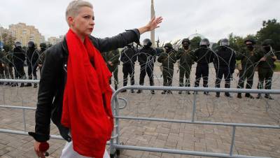 Колесникова проходит подозреваемой по делу о попытке захвата власти в Белоруссии