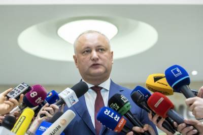 Президент Молдовы Додон будет баллотироваться на второй срок