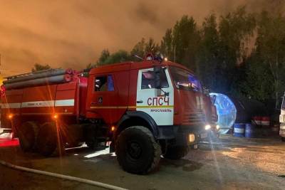 В МЧС рассказали, что сгорело на улице Гагарина в Ярославле