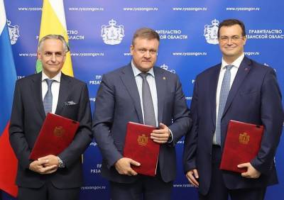 Губернатор подписал соглашение о строительстве сухого порта в Рязани