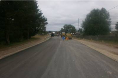 В Югыдъяге завершается ремонт дороги