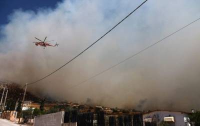 Грецию охватили лесные пожары