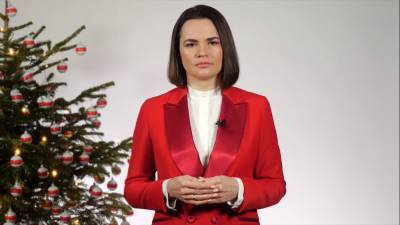 Тихановская выступила с новогодним обращением к белорусам