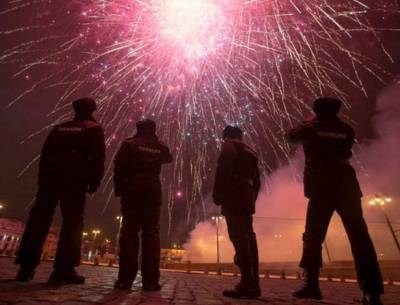 За правопорядком в новогоднюю ночь следили более 500 человек